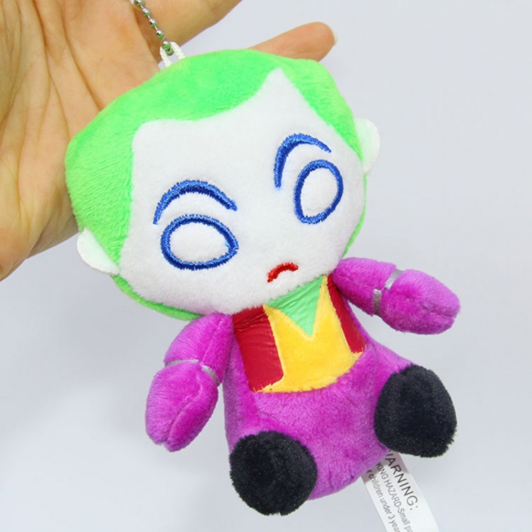 Suicide Squad key chain poly plush doll price for 10 pcs a set 10cm