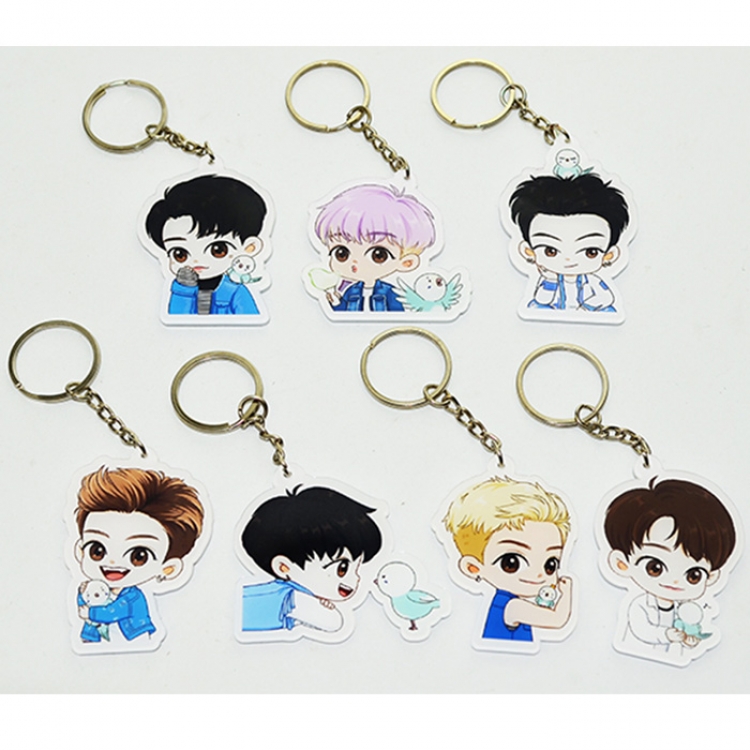 GOT7 key chain price for 35 pcs a set 3-4cm