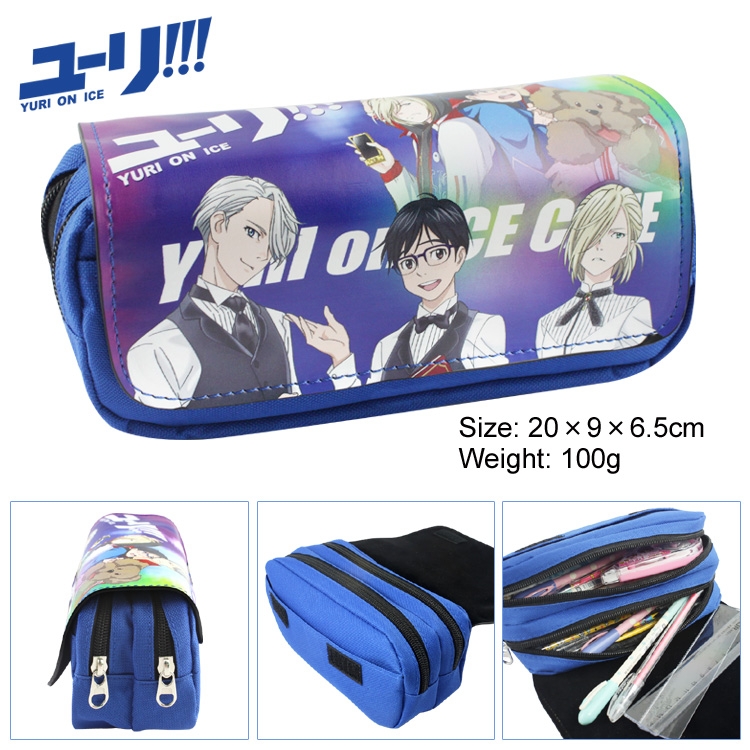 YURI!!! on ICE pu wallet pencil bag nylon