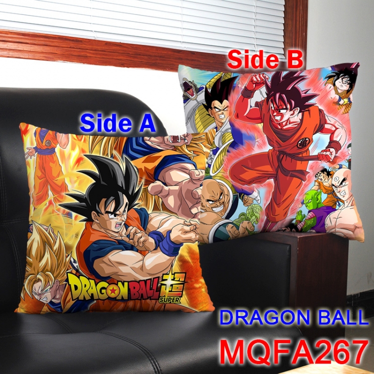 MQFA267 DRAGON BALL 45*45cm double sided color pillow cushion  NO FILLING