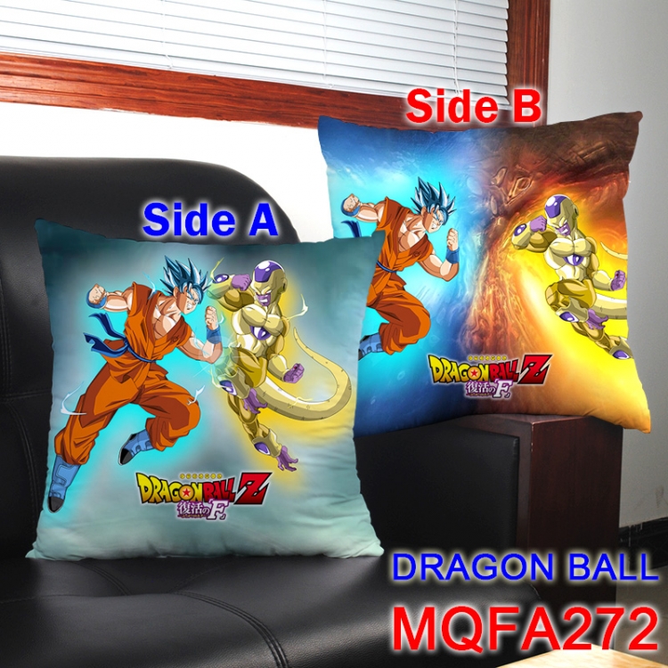 MQFA272 DRAGON BALL 45*45cm double sided color pillow cushion  NO FILLING