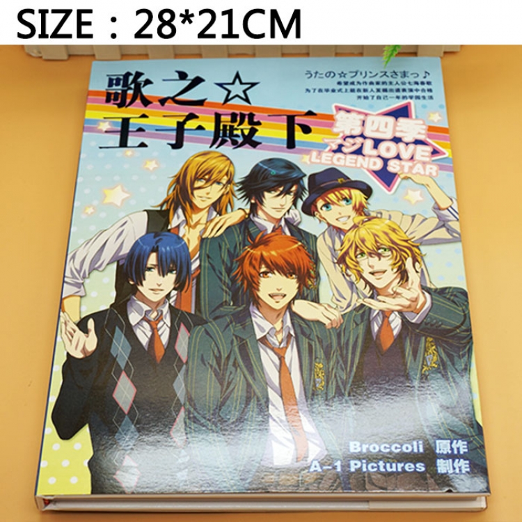 Uta No Prince Sama  artbook price for 6 pcs a set Book 3 days in advance（Gift poster）