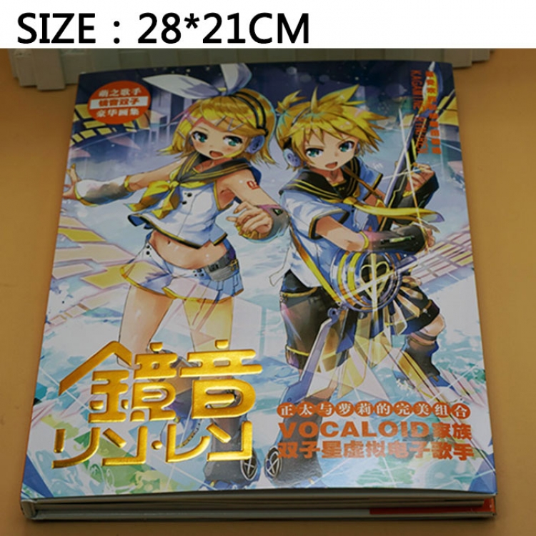 Kagamine Rin/Ren artbook price for 6 pcs a set Book 3 days in advance（Gift poster）