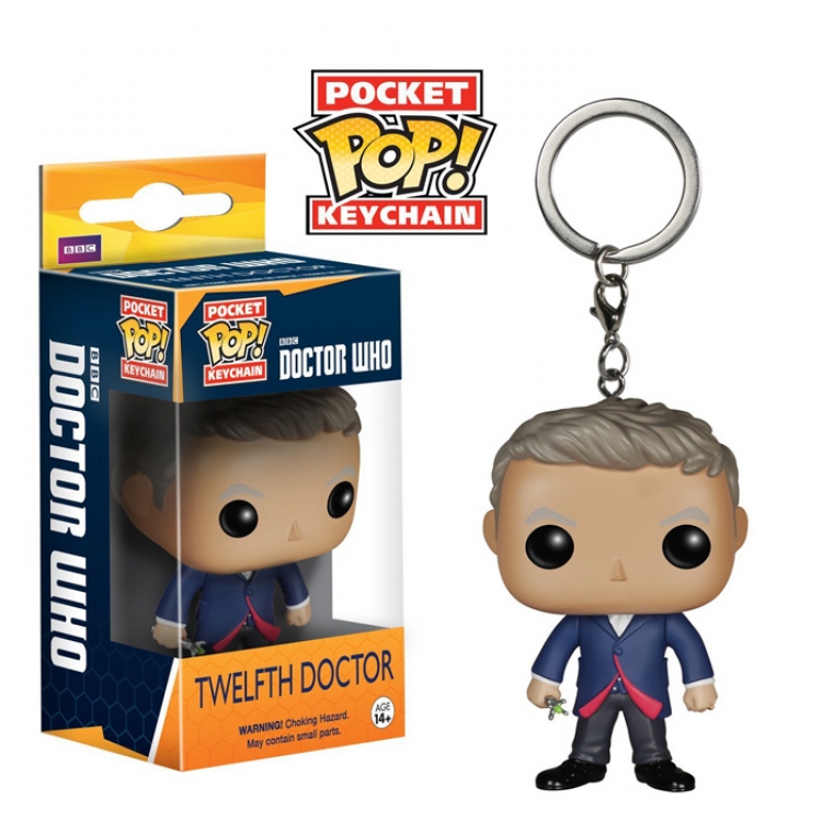 Doctor Who funkoPOP key chain figure  4cm