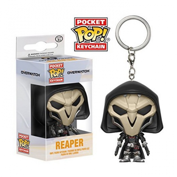 Overwatch bleach funkoPOP key chain figure 4cm