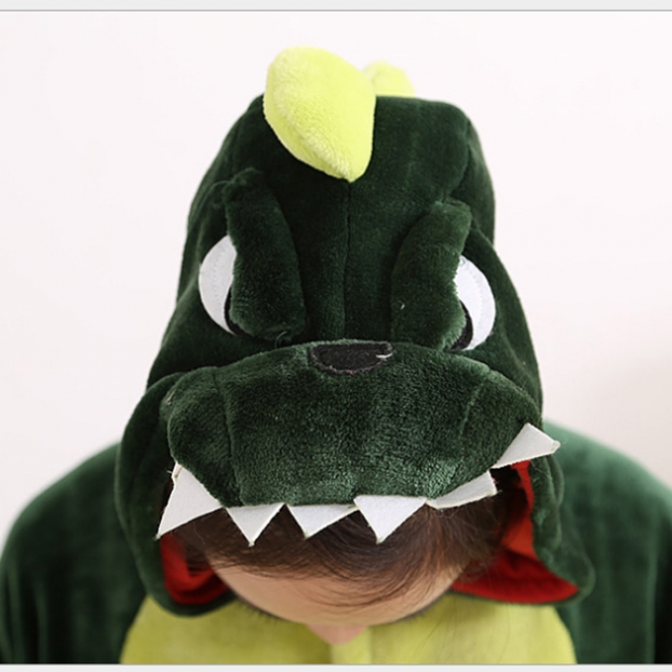 dinosaur  Flano Flannel Rompers  pajamas Onesie Kigurumi  S M L XL-price for 5 pcs a set
