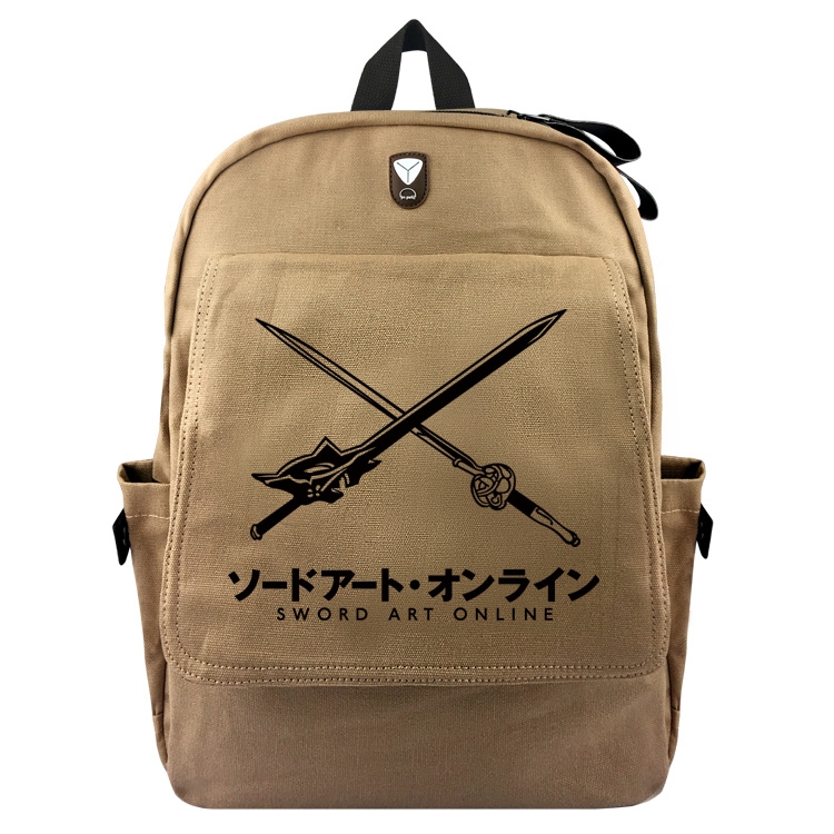 Sword Art Online  Canvas Backpack Bag