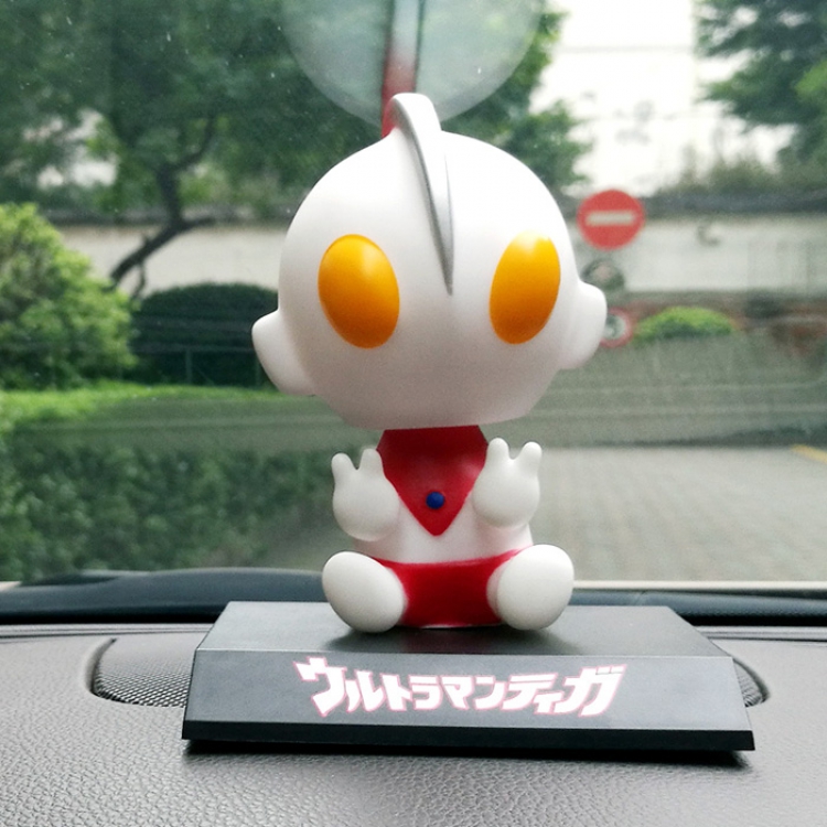 Figure ULRAMAN TIGA Shaking Head Ornaments 11CM