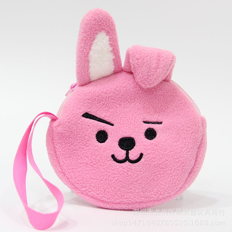 BTS TATA-RJ Rabbit Coin Purse Price For 5 Pcs 14X12CM