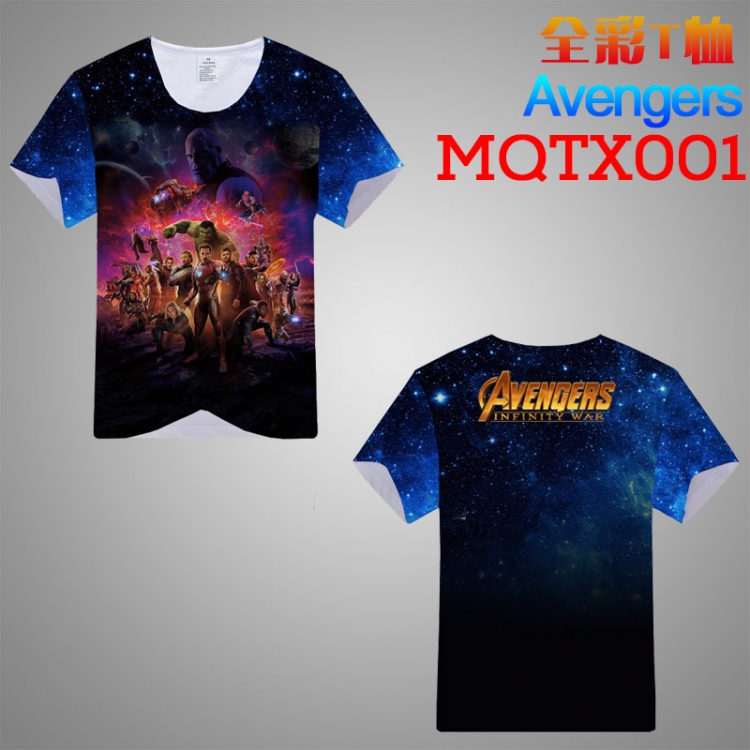 Avengers: Infinity War Double-sided M L XL XXL XXXL