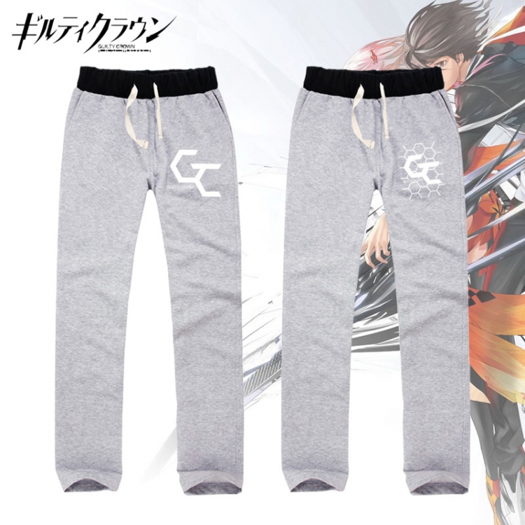 Trousers Guilty Crown Thicken S M L XL XXL XXXL