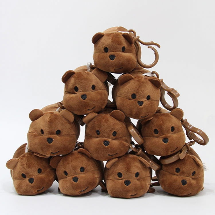 We Bare Bears Browm Plush 10CM 30G Price For 10 Pcs