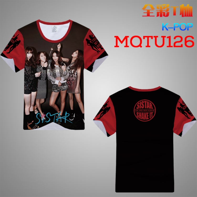 T-shirt Sistar Double-sided M L XL XXL XXXL MQTU126