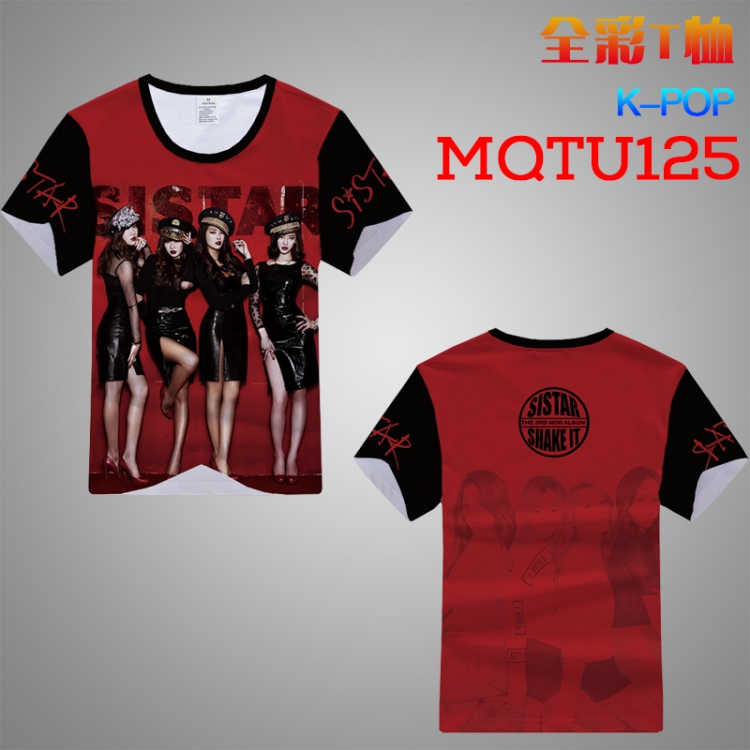 T-shirt Sistar Double-sided M L XL XXL XXXL MQTU125