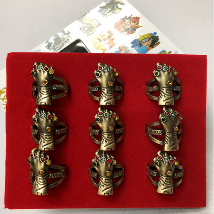 Ring The avengers allianc Thanos Price For 9 Pcs A Set