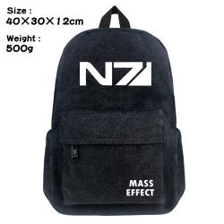 Canvas Bag Mass Effect Backpac...
