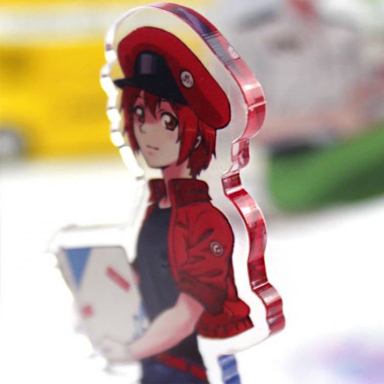 Working cell erythrocyte Acrylic Anime around Humanoid brand a set of 3 High 16CM