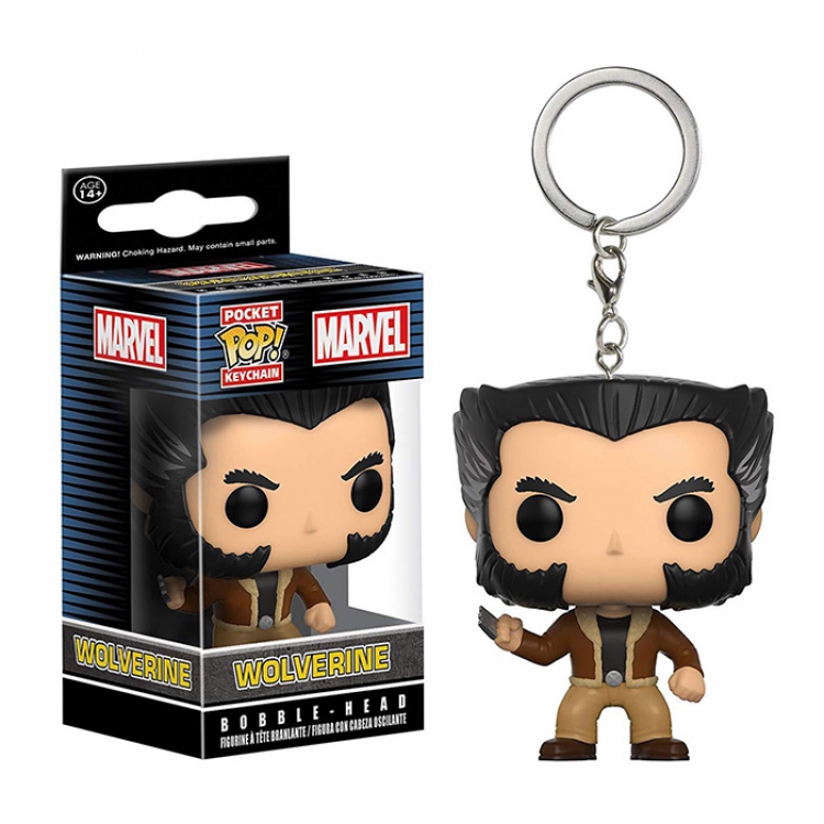 Wolverine Logan Q version Key Chain High 5CM