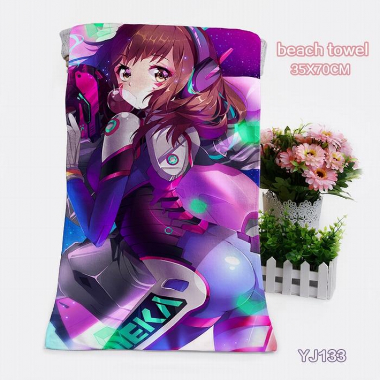 Overwatch game bath towel 35X70CM YJ133