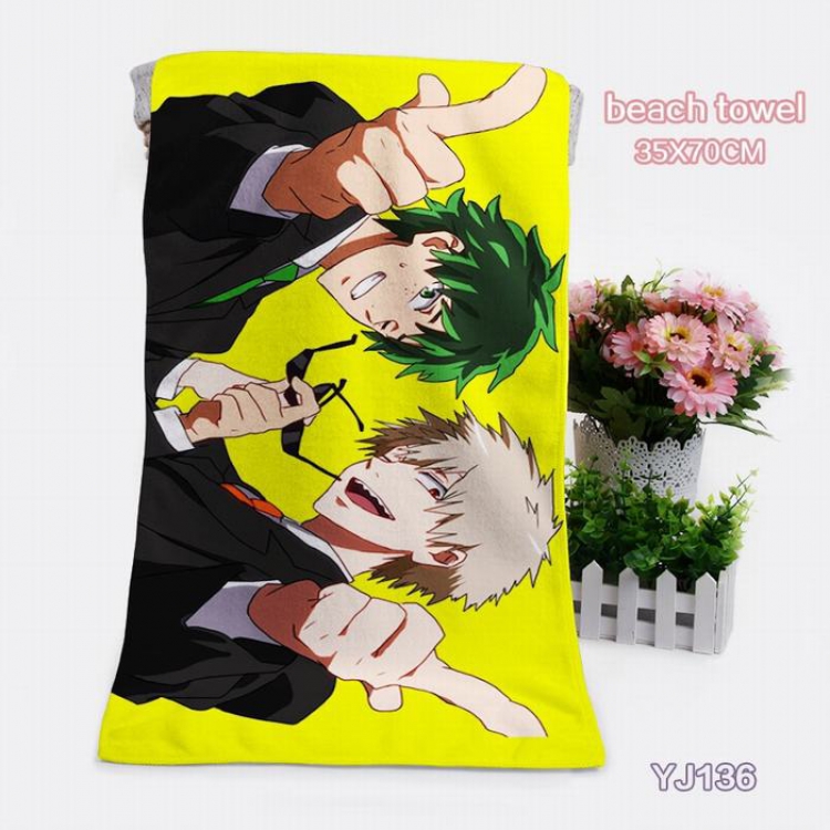 My Hero Academia Anime bath towel 35X70CM YJ136