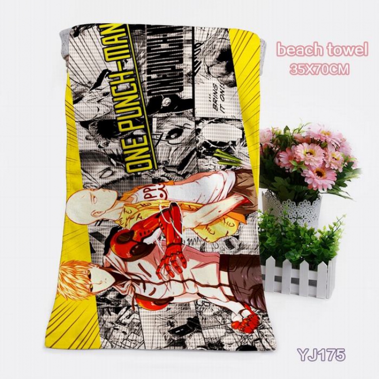 One Punch Man Anime bath towel 35X70CM YJ175