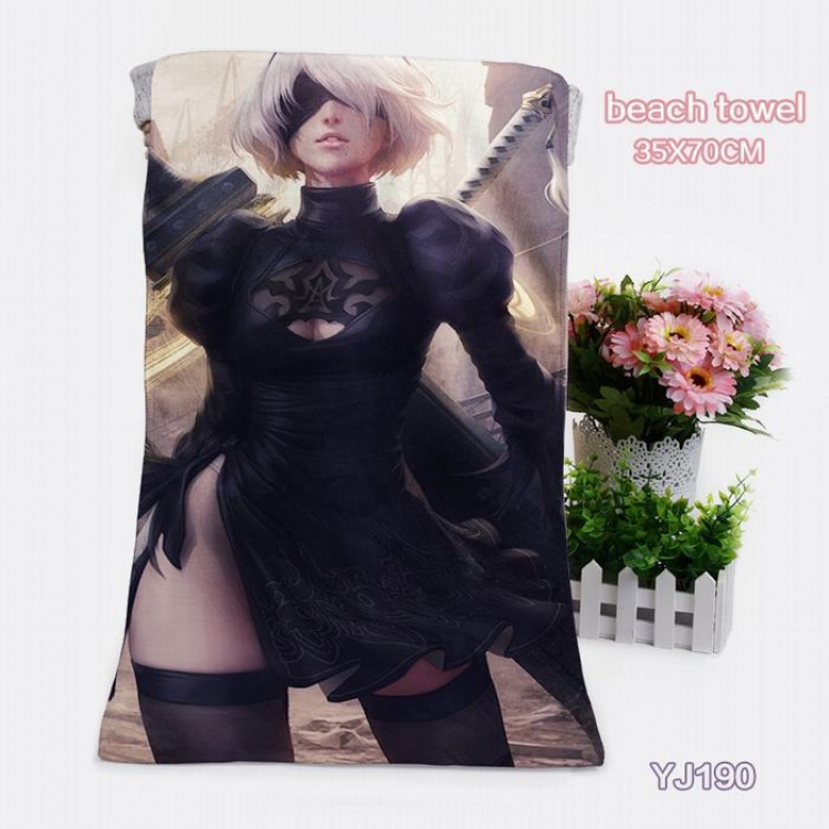 Nier:Automata game bath towel 35X70CM YJ190