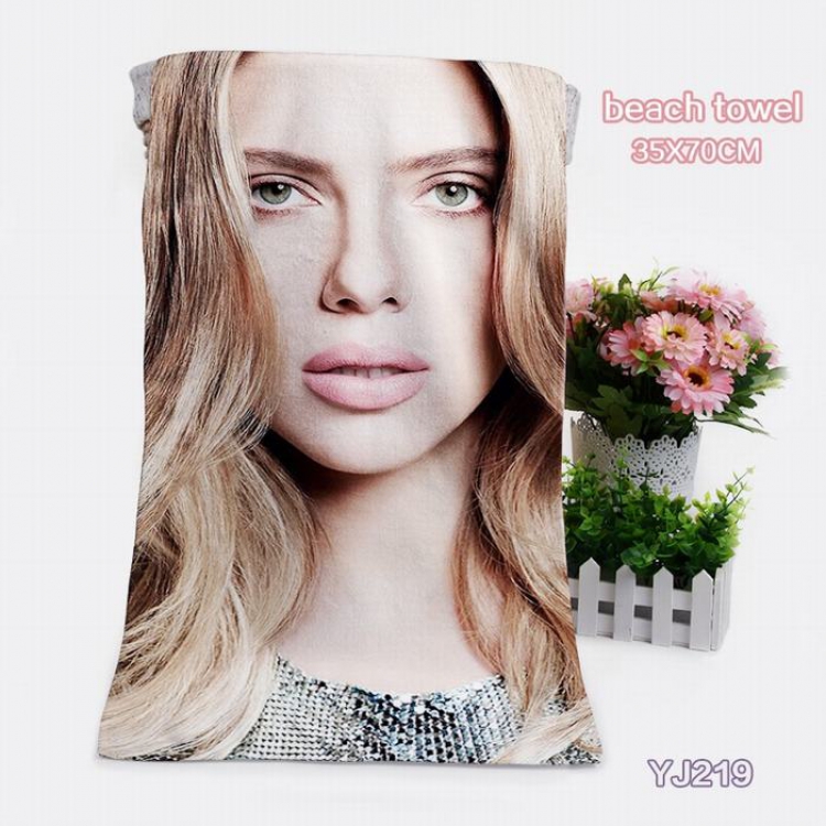 Scarlett Johansson bath towel 35X70CM YJ219