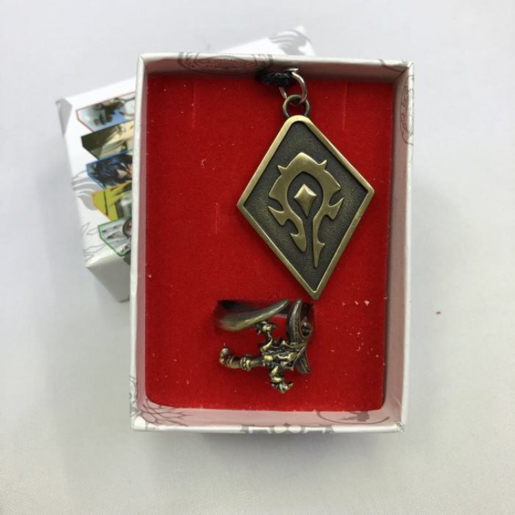 World Of Warcraft Bronze Ring 2-piece set
