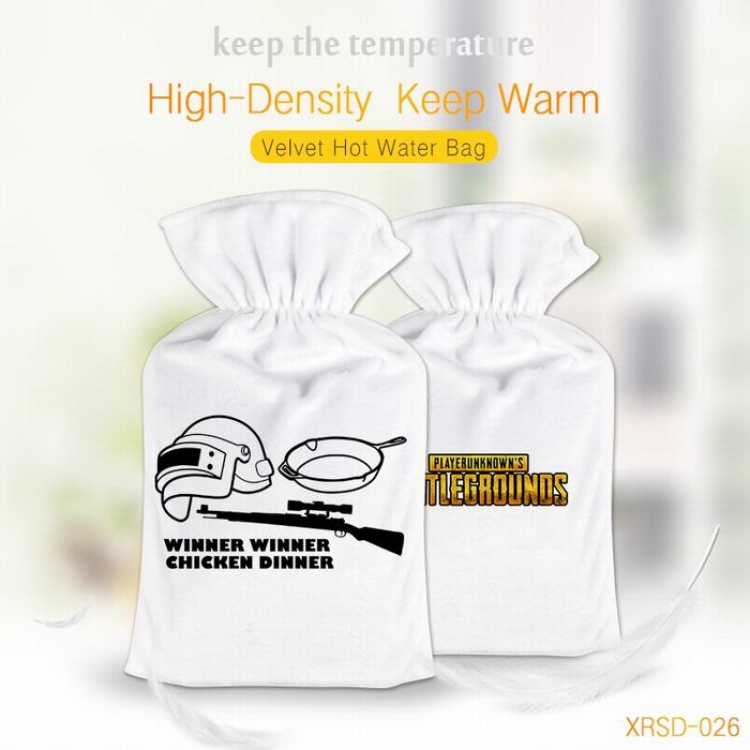 Playerunknowns Batt game plush Can be wash rubber Warm water bag XRSD026