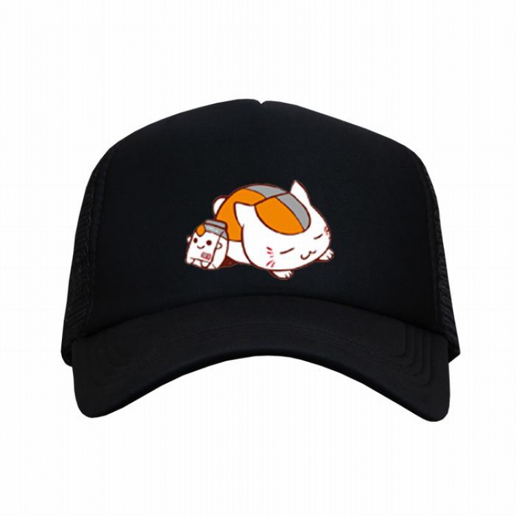 Natsume_Yuujintyou Madara Black reseau Breathable Hat