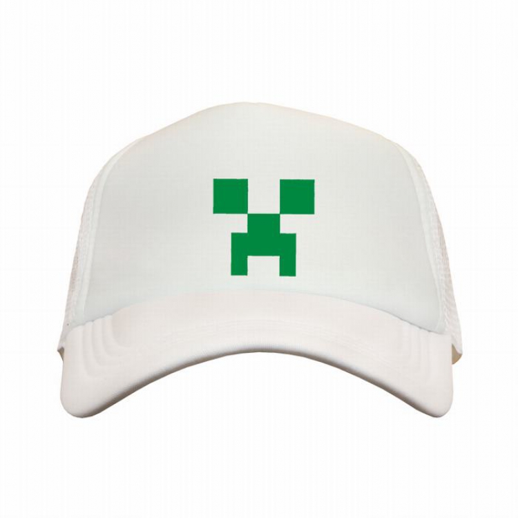 Creeper white reseau Breathable Hat