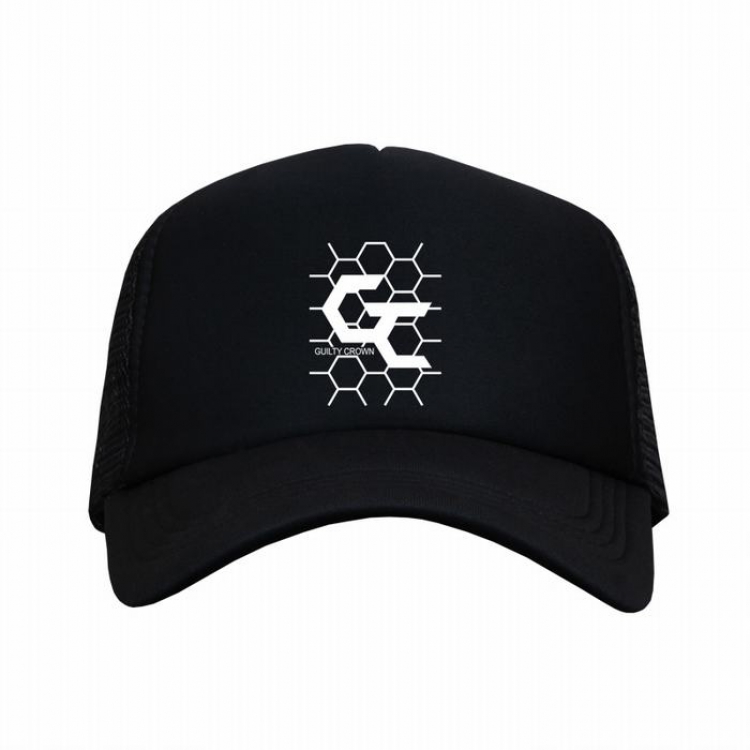 Guilty Crown Black reseau Breathable Hat