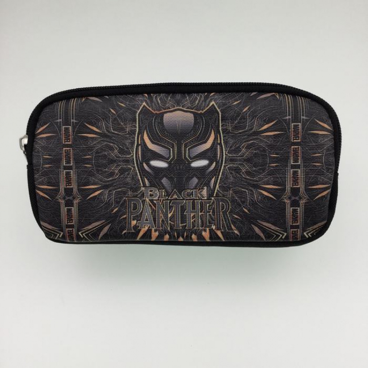 Black Panther waterproof Hemp gauze Pencil Bag A Style 20X10X6.5CM