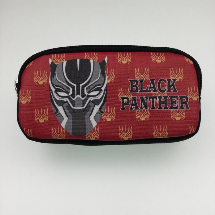 Black Panther waterproof Hemp gauze Pencil Bag B Style 20X10X6.5CM