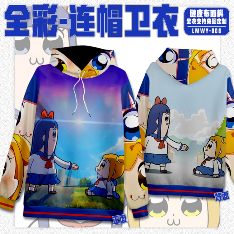 POP TEAM EPIC Full Color Hooded sweater S M L XL XXL XXL-LMWY006
