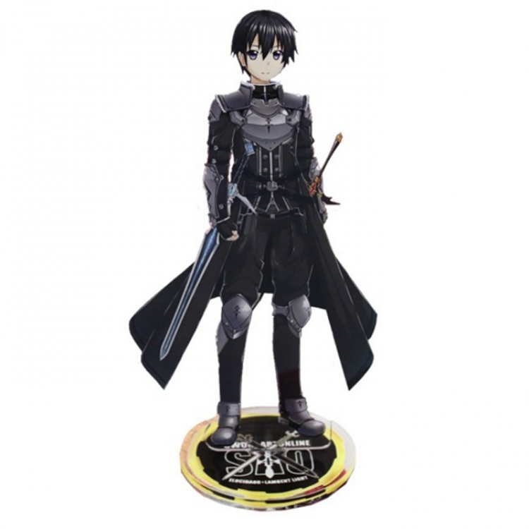 Sword Art Online Knight suit Kirigaya Kazuto Acrylic Human form Licensing 21CM