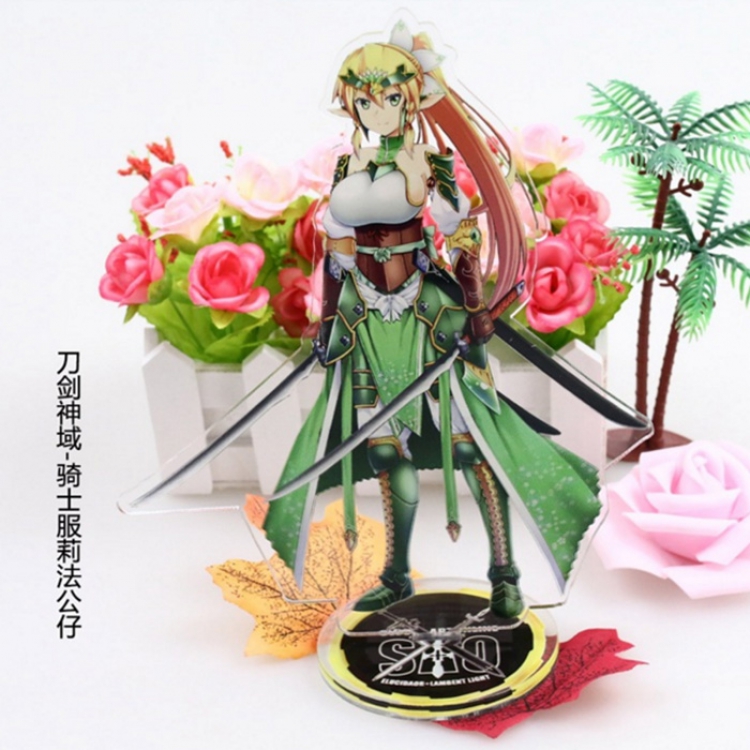 Sword Art Online Knight suit Kirigaya Suguha Acrylic Human form Licensing 21CM