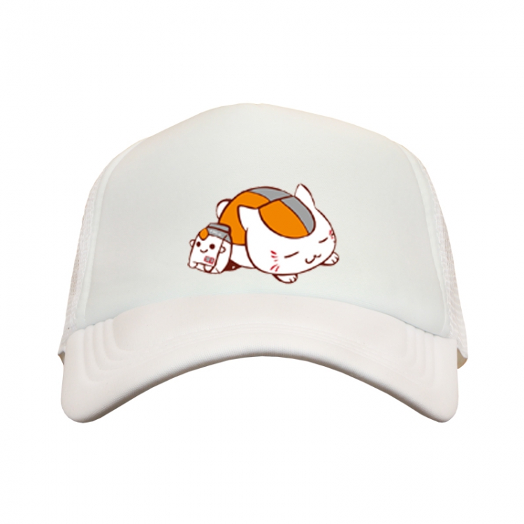 Natsume_Yuujintyou Madara White Mesh material Sunhat