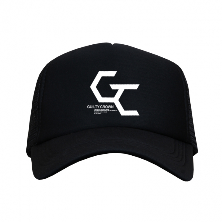 Guilty Crown Black Mesh material Sunhat