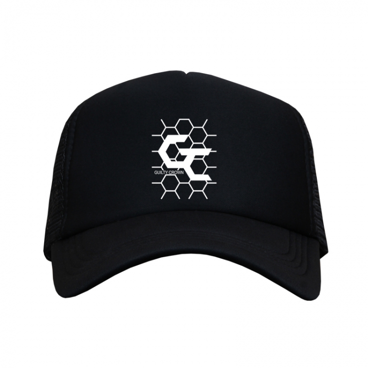 Guilty Crown Black Mesh material Sunhat