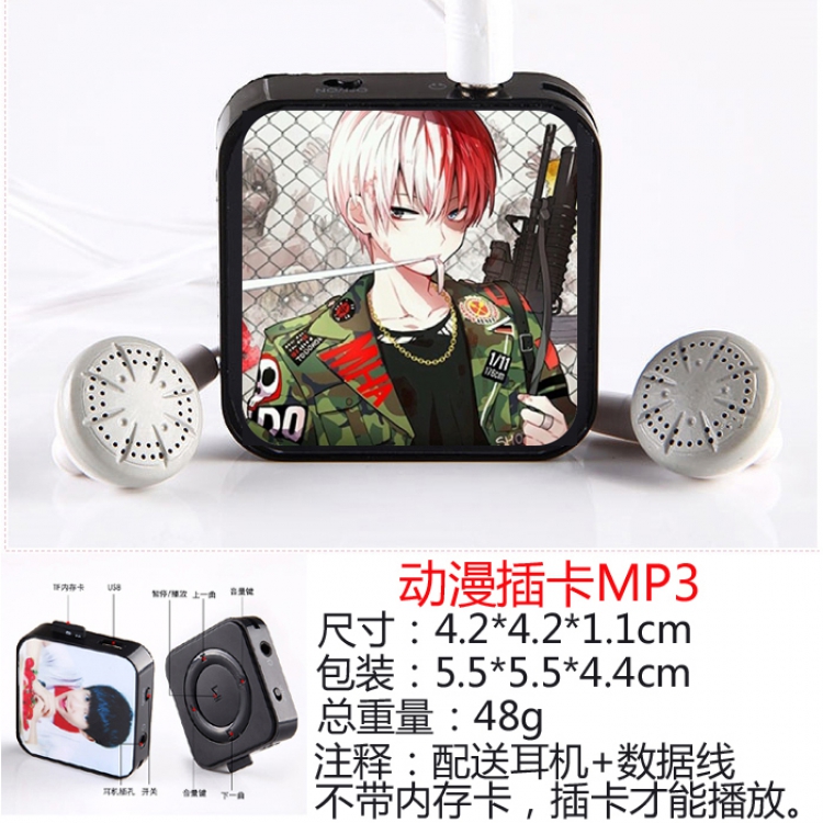 My Hero Academia 2 Movement Run Mini MP3 player Support memory card