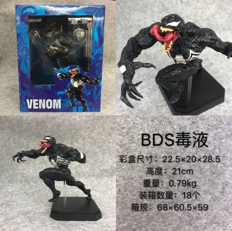 BDS Venom Boxed Figure Decoration 21cm a box of 18