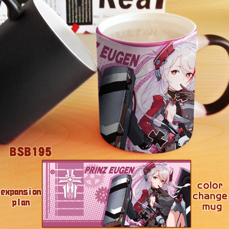 Azur Lane Game Black Full color change cup kettle BSB195