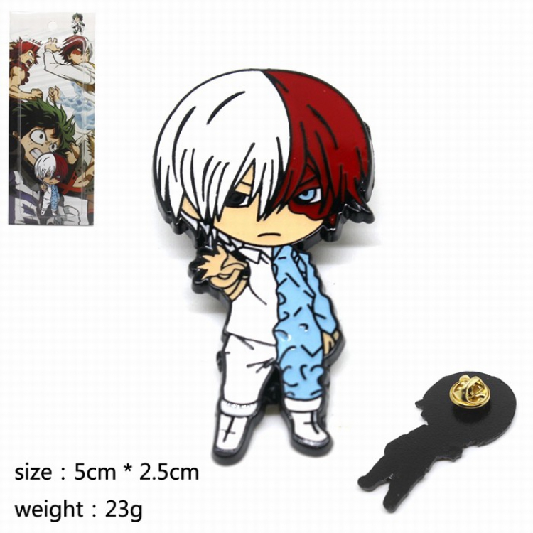 My Hero Academia Todoroki Shoto Badge 5X2.5CM