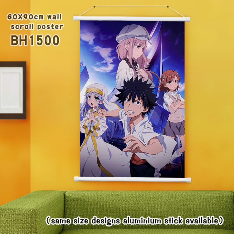 Magical banned book catalog White Plastic rod Cloth painting Wall Scroll 60X90CM BH1500