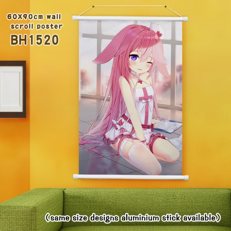 The End of School White Plastic rod Cloth painting Wall Scroll 60X90CM BH1520