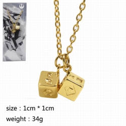 Star Wars Gold Necklace 1X1CM ...