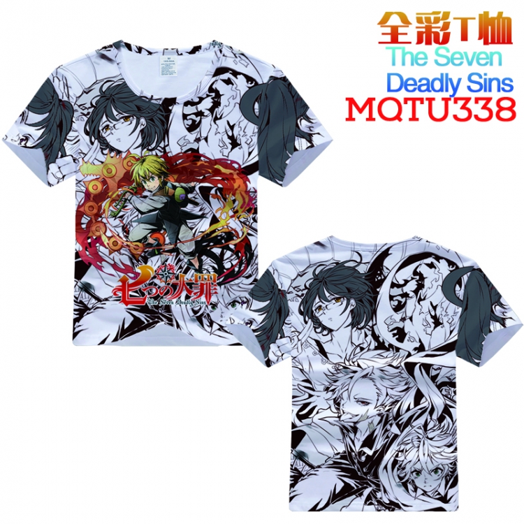 The Seven Deadly Sins Full Color Printing Short sleeve T-shirt S M L XL XXL XXXL MQTU338