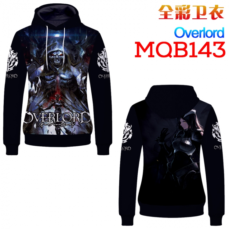Overlord Full Color Long sleeve Patch pocket Sweatshirt Hoodie M L XL XXL  XXXL MQB143