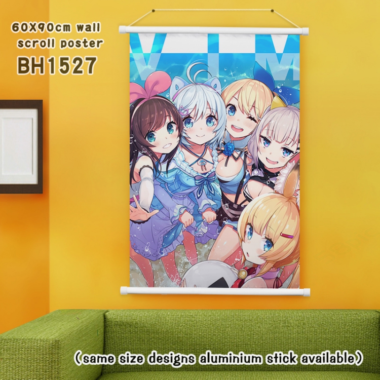 Youtuber White plastic rod painting Wall Scroll 60X90CM BH1527